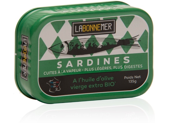 103490 - Sardinen mit Bio-Olivenöl 135g - La Bonne Mer