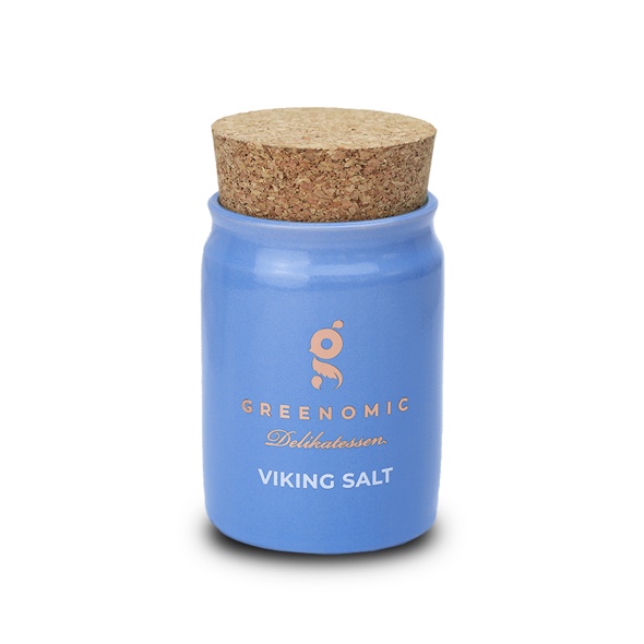 4410 - Meersalz Viking Salt 150 g im türkisen Tontopf