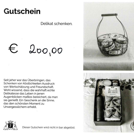 GS2023200 - Gutschein EUR 200,00 in der Geschenk-Verpackung
