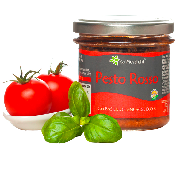 W1277 - Rotes Pesto mit Basilikum 130 g